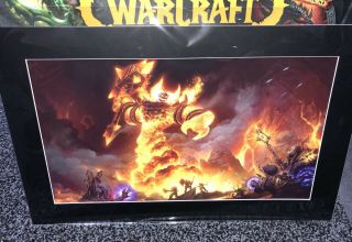 2019 Sdcc Exclusive Blizzard “the Firelord” Fine Art Print Only 300 26/300
