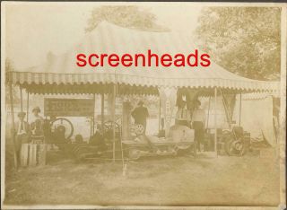 Early Foos Hit & Miss Gas Engine Promo Cabinet Photo Armco Steel Middletown Oh.