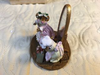 Wee Forest Folk A Stitch in Time Colonial Pink & Green LTD - 10 (A) Mirror Mice 2
