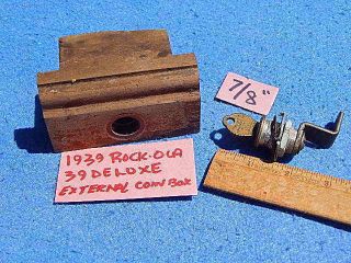 1939 Rock - Ola De - 39 Deluxe Profit Sharing Cashbox Lock And Key 4ro - 270,  Front