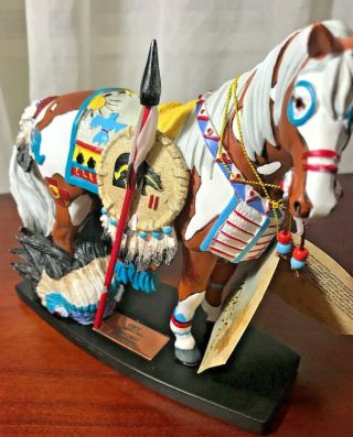 20329 Horse Of A Different Color Fallen Chief War Horse 2011 Westland Resin Tag