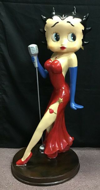 Betty Boop Life Size Statue 32” High.