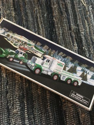 2013 HESS TRUCK TOY TRUCK and TRACTOR NEVER REMOVED FROM BOX 2