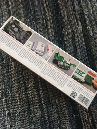 2013 HESS TRUCK TOY TRUCK and TRACTOR NEVER REMOVED FROM BOX 4