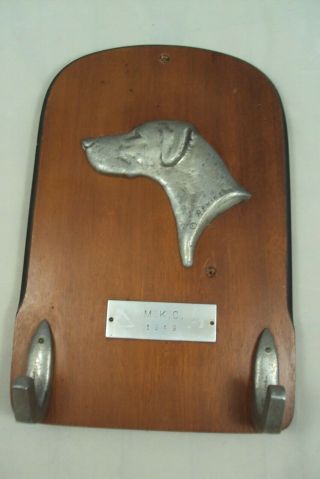 1949 Mkc Dalmatian Dog Show Kennel Club Plaque Award Silver - Lume Atkinson Dogs