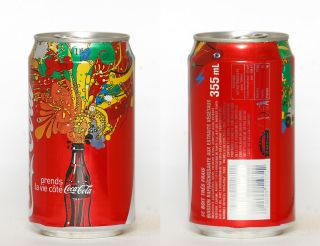 2007 Coca Cola Can From Tahiti,  Coke Side Of Life