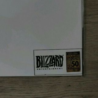 2019 SDCC Blizzard “The Firelord” Fine Art Print Only 300 Made.  197/300 4