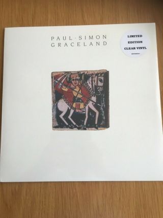 Paul Simon - Graceland Lp Clear Vinyl 500 Copies Only Hmv Exclusive