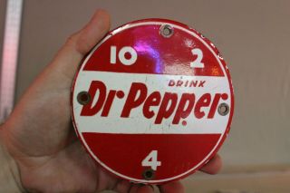 Drink Dr Pepper 10 2 4 Porcelain Metal Sign Soda Pop Coke Cola Fountain Gas Oil