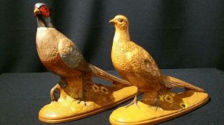 Holland Mold Ceramics Pheasants - Set Of 2 / Pre - Owned