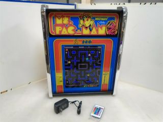 Ms Pacman Game Play Marquee Game/rec Room Led Display Light Box