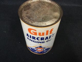 Vintage Gulf Aircraft Oil “FULL” 2