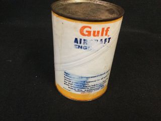 Vintage Gulf Aircraft Oil “FULL” 3
