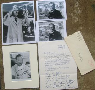 Pioneers In Medicine: Jonas Salk,  Denton Cooley,  Michael Debackey Signed Photos