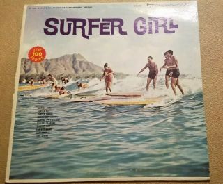 Surfer Girl Record Viking Vks 622 Extremely Rare Lp Hawaii Music Surfing