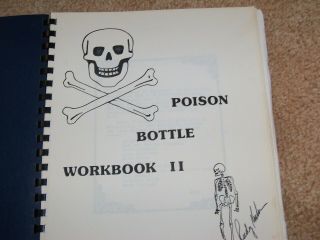 Poison Bottle Workbook 11 By Rudy Kuhn