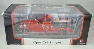 First Gear 18 - 3876 " Perry Fd " Ward Lafrance Open Cab Pumper 8 1/2 " W/box