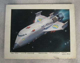 Starcom: Us Space Force Animation Art Storyboard Painting Theodore Sturgeon 1987