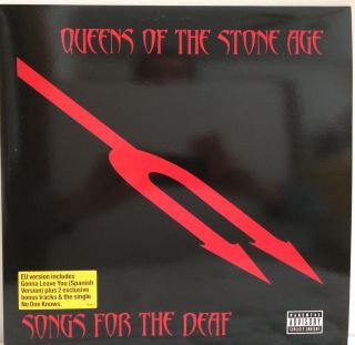 Queens Of The Stone Age Songs For The Deaf 2lp Red Colored Vinyl Import Record