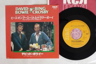 David Bowie/bing Crosby Peace On Earth,  Little Drummer Boy Rca Rps - 97 Japan 7