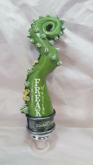 Wicked Weed Brewing Freak Of Nature Figural Ipa Beer Tap Handle 10.  5” Tall