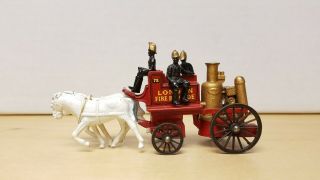 Matchbox Models Of Yesteryear Horse Drawn Fire Engine No.  Y - 4