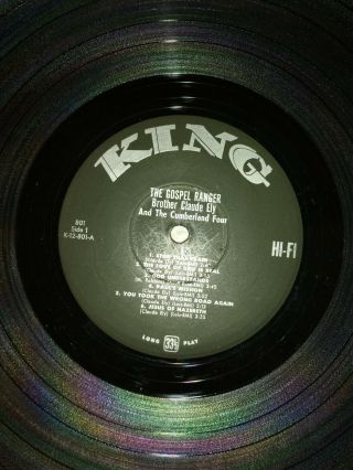 Brother Claude Ely and The Cumberland Four - The Gospel Ranger - KING Records 5