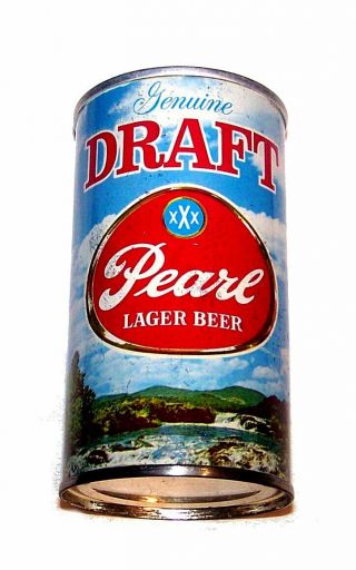 Pearl Draft Beer Pull Tab Top Beer Can 107 - 36 A1,  Texas Cone Flat Sign Soda Ofr