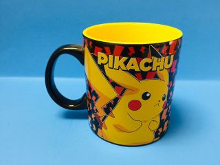 Pikachu Coffee Mug Red And Black Collectible 20oz