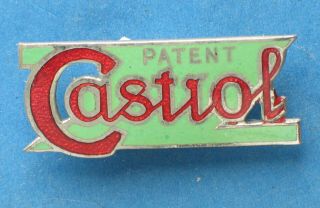22 Vintage Castrol Enamel Lapel Badge Pin