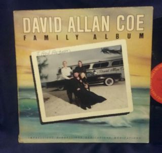 David Allan Coe Family Album Vinyl Lp Kc 35306