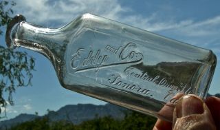 Ca 1890s Sonora,  California (tuolumne Co Gold Rush) " Central Drug Store " Bottle
