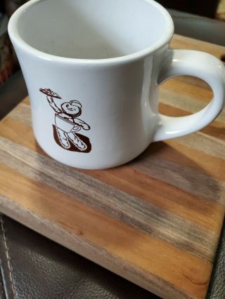 Dunkin Donuts Dunkie Man Coffee Mug Tea Cup Ceramic Vintage