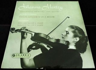 Mendelssohn: Violin Concerto - Johanna Martzy Columbia 33CX 1497 ED1 LP 2