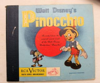 3 10 " 78 Rpm " Book Set ",  Walt Disney 