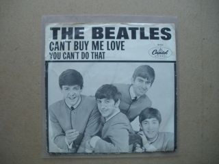 Beatles 1964 0riginal Pic.  Sleeve,  45 