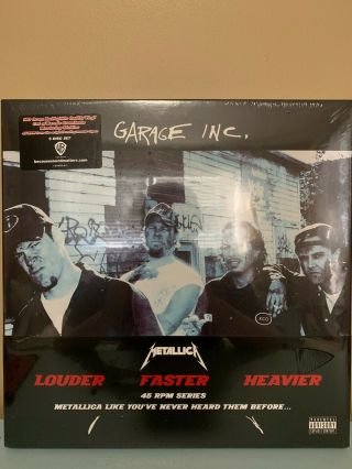 Metallica " Garage Inc " White Vinyl 6 Lp 45 Series Box 180 Gram 1000 Made