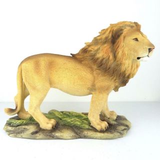 African Lion King Of The Jungle Panthera Leo Figurine Miniature 14 " L