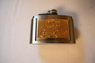 Old Crown Royal Belt Buckle Flask - - 3 Oz.  - -