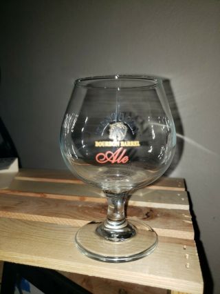 Kentucky Bourbon Barrel Ale Snifter/ Pedestal Glass