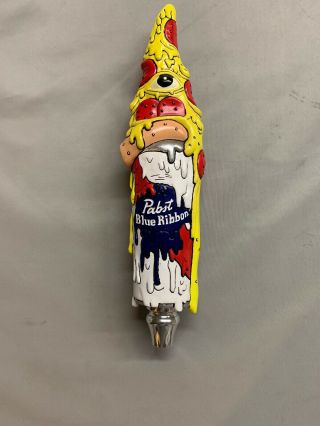 Pabst Blue Ribbon Pbr Artist Edition Pizza Beer Tap Handle