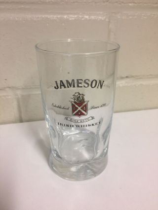 Jameson Irish Whiskey Pinched Glass Tumbler Approx 225ml Collectable Mancave