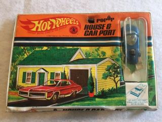 Hot Wheels Pop - Up House And Carport