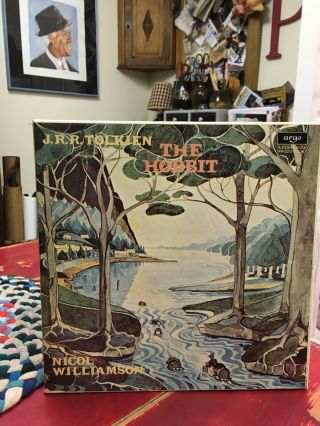 Argo Zpl1196/9 Tolkien The Hobbit / Nicol Williamson 4 Lp Box Set Near