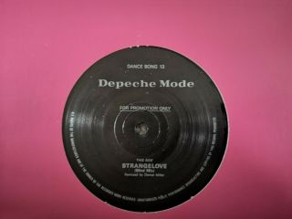 Depeche Mode Strangelove 12 " Vinyl Single For Promotion Only Dance Bong 13