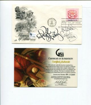 Richard Petty & Kyle Petty Nascar Legend Rare Signed Autograph Fdc