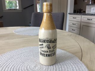 Vintage Macintosh And Company Ginger Beer Bottle