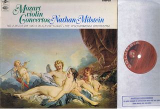Columbia Sax 5254 Sc 1st Uk Nm Milstein - Mozart Violin Concertos 4 & 5