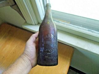 Pabst Brewing Co.  Milwaukee 1890s Blob Top " Quart " Pre Pro Beer Bottle Sb&gco