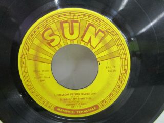 Vintage SUN RECORDS JOHNNY CASH I WALK THE LINE 45rpm Sun EP 113 4